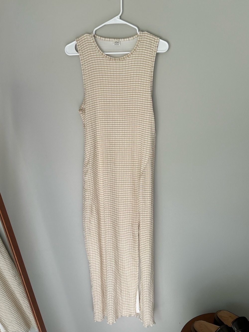 Aritzia Wilfred Verona Dress in Cream & White - Size L - Picture 3 of 7